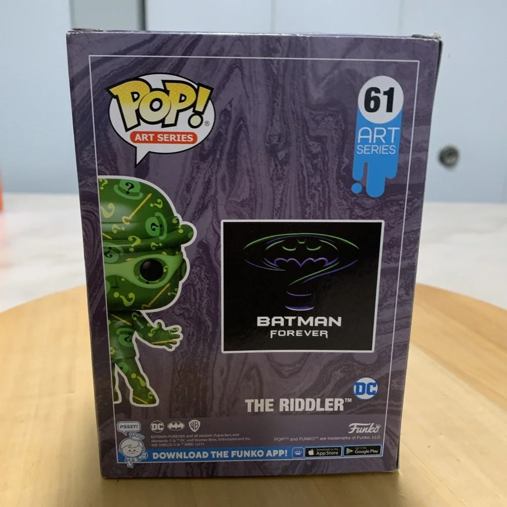 Funko Pop Art Series #61 Batman Forever The Riddler Target Exclusive w/protector